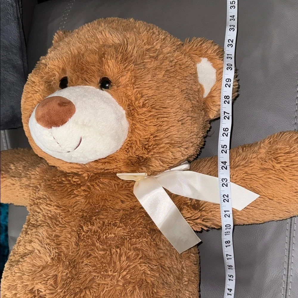 Large Brown Teddy Bear Plush 30 Inch Stuffed Animal - Picture 9 of 10